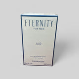 Calvin Klein Eternity for Men Air perfume box on a light gray background