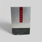 Prada Luna Rossa Eau de Toilette packaging on a light gray background